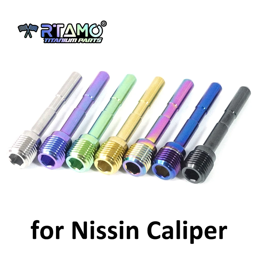 

RTAMO Gr5 Titanium Caliper Pin for Kawasaki ZX4R ZX4RR ZX6R 1000SX Nissin Caliper Pin