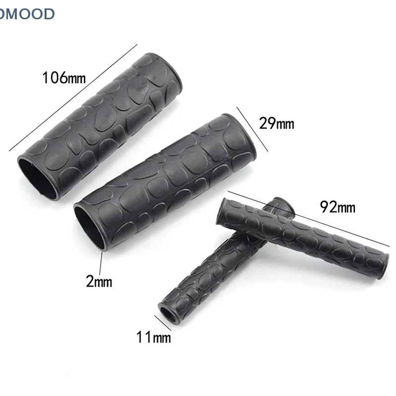 [M]2Pairs Universal Motorcycle Handlebar Grip Brake Clutches Lever Cover Protector Soft Rubber Bar Brake Handle Silicone Sleeve
