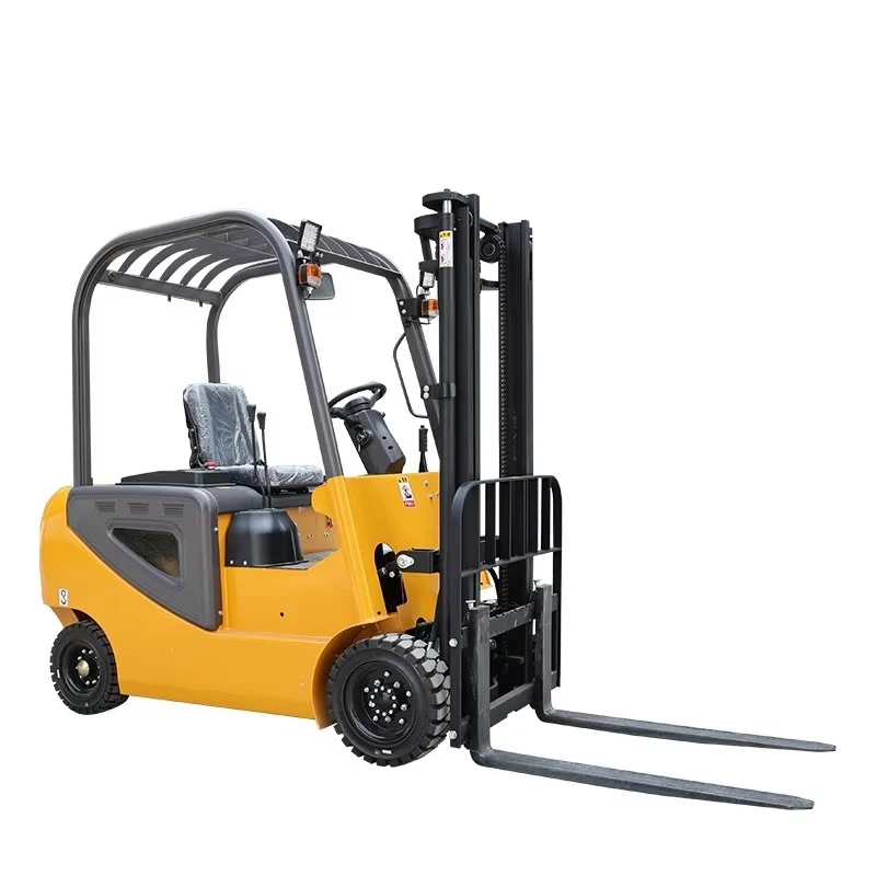 Anti Slip Tire Electric Counter Forklift Safe Brake System Rechargeable Battery Warehouse Pallet Transport Machine