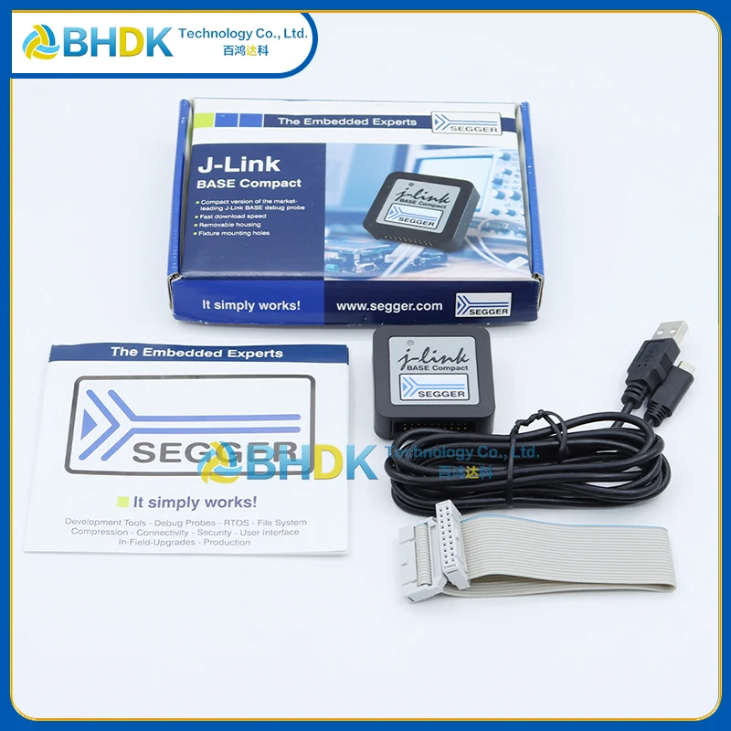 For J-Link Base Compact SEGGER Debug Probe JTAG SWD Emulator ARM RISC-V MCU Programmer