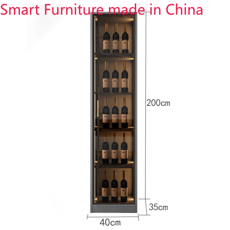 

Деревянные витрины, винные шкафы, роскошное хранилище, настенные Винные Шкафы для гостиной, Современная Многоуровневая мебель для бара QF50JG