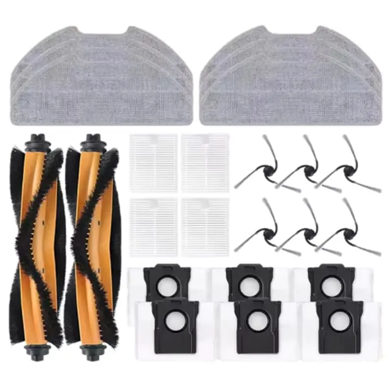 New Arrivals-For Dreame D20 Air Plus/F21/F21 Plus Robot Vacuum Cleaner Replacement Parts Main Side Brush Filter Mop Dust Bag Acc