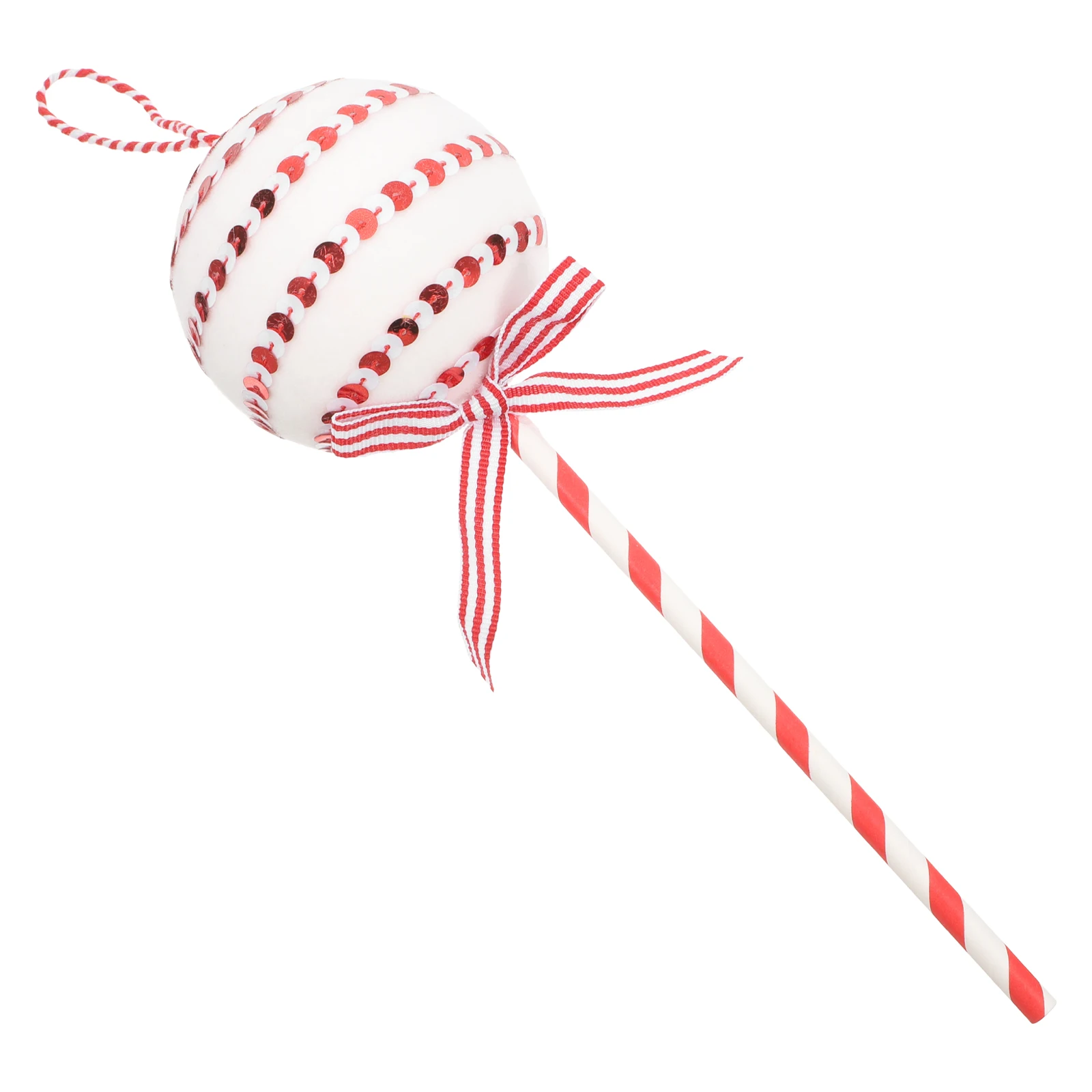 

Christmas Lollipop Ornament Detailed Hanging Candy Decoration Xmas Tree Decor Holiday Party Scene Layout Supplies