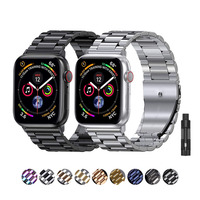 Stainless Steel Strap For Apple Watch Ultra 2 49 45 41 40 46 38 42 44mm Metal band Bracelet For iWatch Series 10 9 8 7 6 5 4