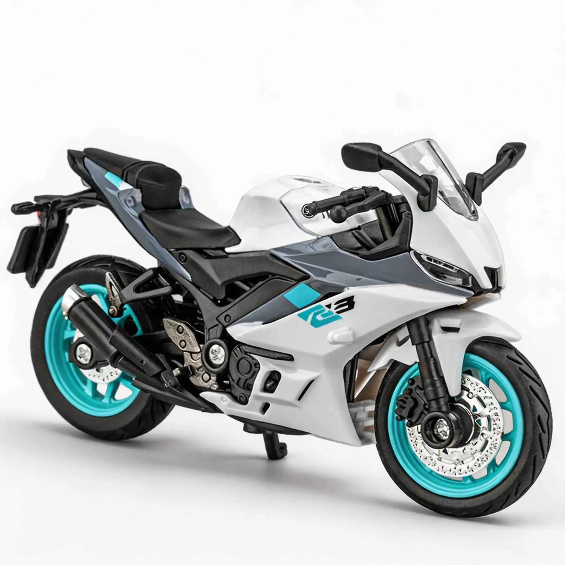 1:18 Yamaha R3 Alloy Car Model Simulation Small Racing Culture Popularization Cross-border Wholesale