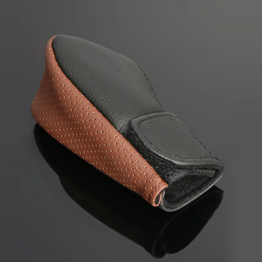 

Universal Gear Shift Cover PU Shifter Boot for Most Cars Easy Installation Parking Brake Cover Interior