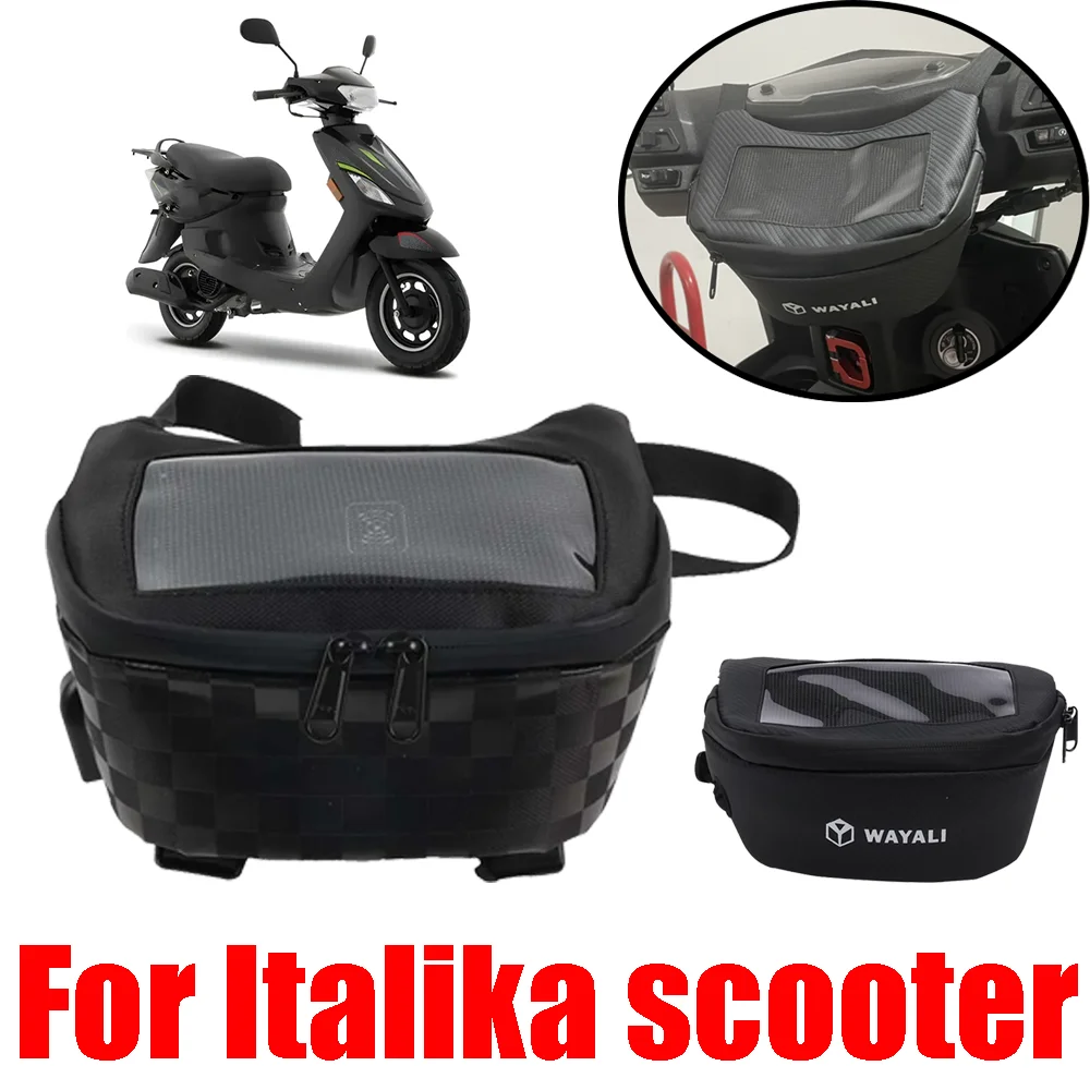 For Italika D125 D150 W150 DS125 DS150 DSG125 DS150G Motorcycle Accessories GPS Navigation Backpack Luggage Storage Bag Tool Bag