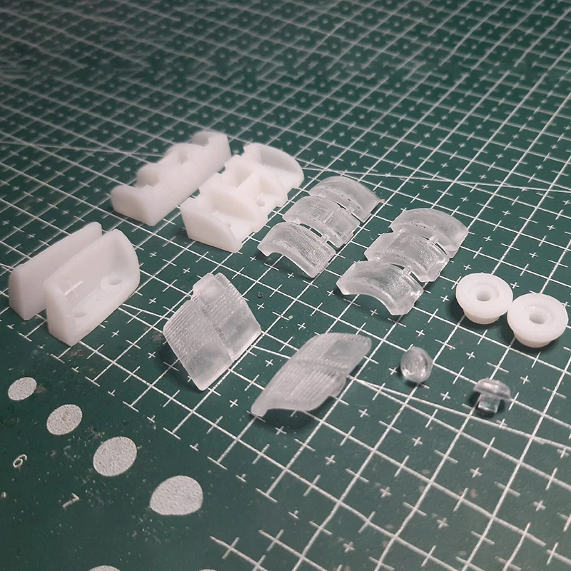 1Set For Tamiya CC01 Pajero RC Car Full Light Cup Lens Kit Front Corner Rear Tail Fender Turn Signal Lamp Conversion Accessory