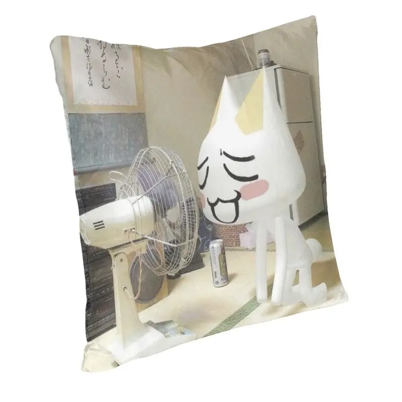 Cartoon Anime Games Toro Inoue Cat Cushion Cover Soft Luxury Pillows Case Decoration Salon