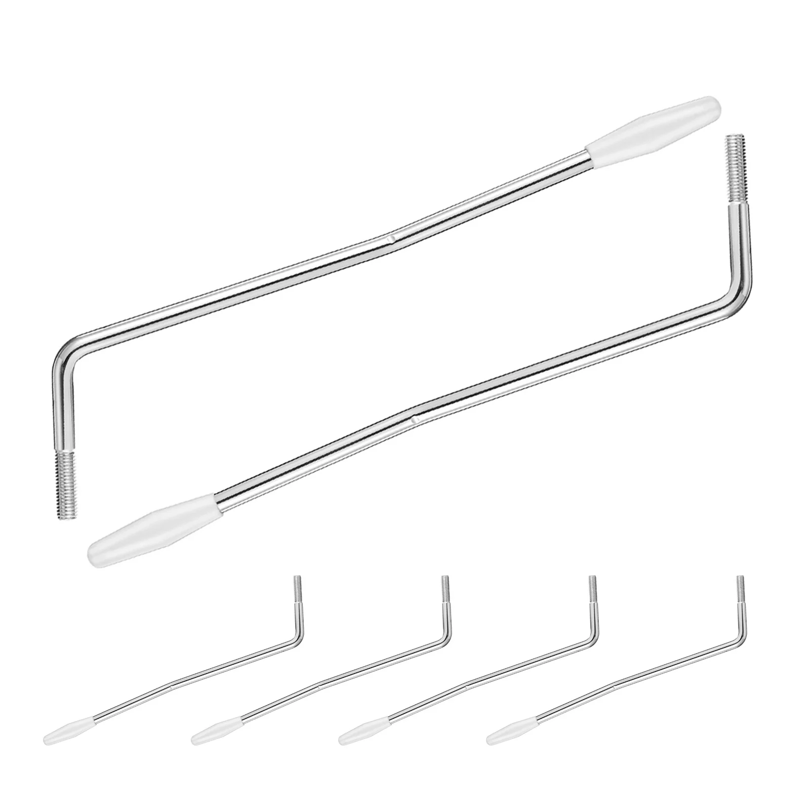 

6pcs 5Mm Thread Black Electric Guitar Tremolo Arm Set Metal Whammy Bar For Stable Tuning Smooth Pitch Modulation Vibrato