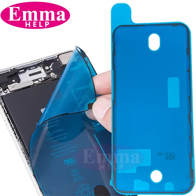 5pcs Waterproof Sticker for iPhone 16 Pro Max 15 14 13 12 11 XS X XR 8 7 6 Plus Seal Adhesive Pre-Cut LCD Screen Frame Tape Glue
