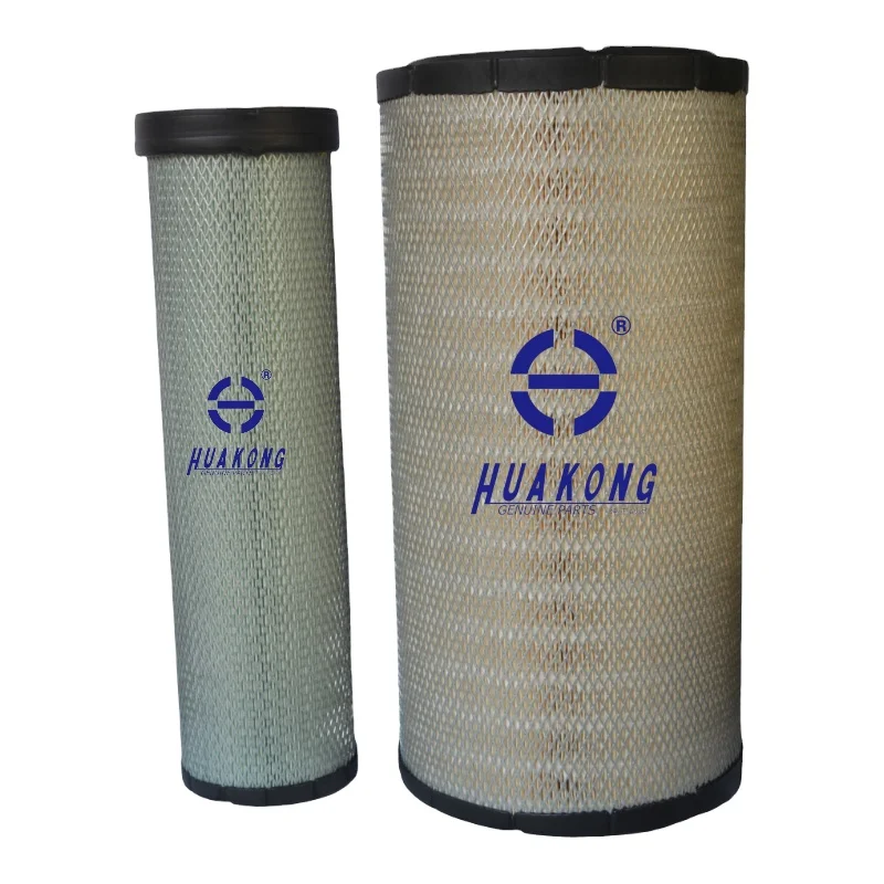 For Huakong Factory Construction Machinery Parts Pc200-8 Pc220-7 Air Filter 600-185-4100 600-185-4110 4044938 Excavator