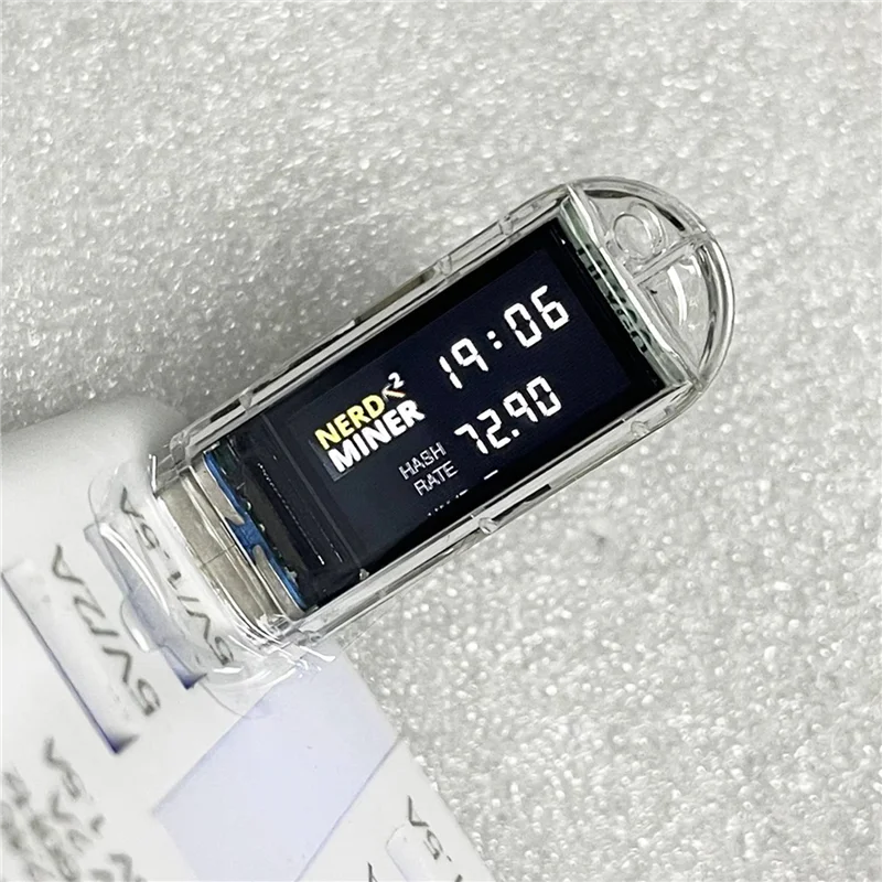 5X Mini USB Mining Machine Nerdminer V2 74KH/S USB BTC Crypto Miner Solo Lottery Miner BTC Solo Miner With Display-[Y03A]