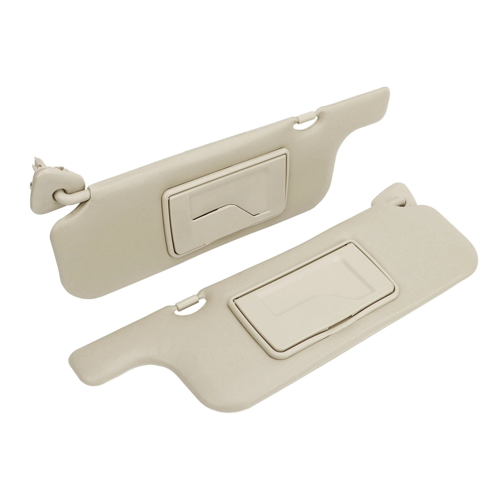 2Pcs Car Sun Visor Gray Makeup Mirror Sun Shielding Board For Toyota Corolla 2001 to 2007