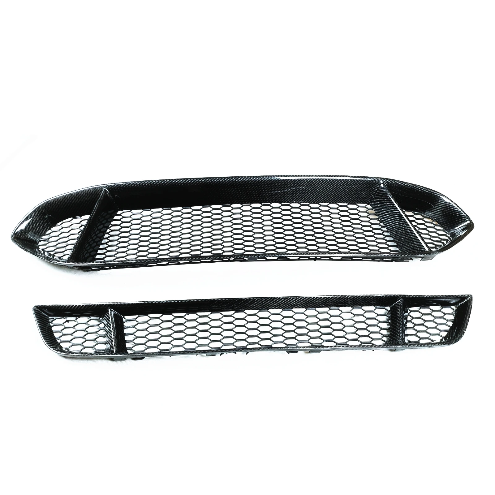 Front Grille Grill Car Upper & Lower Bumper Hood Mesh For Ford Mondeo Fusion 2013-2016