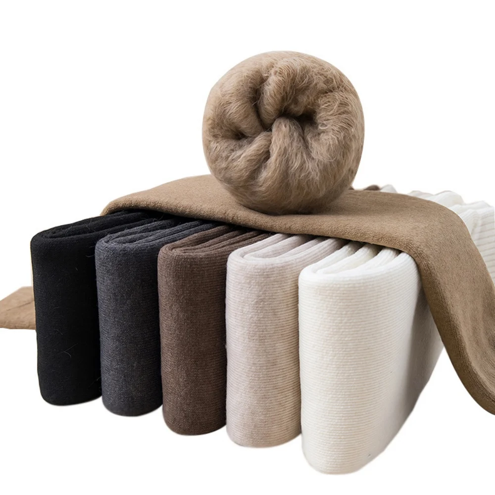 Dzianinowe podkolanówki odprowadzające wilgoć, długie skarpety do butów, pluszowe elastyczne podkolanówki, ciepłe ocieplacze na nogi, akcesoria do jesiennej mody.