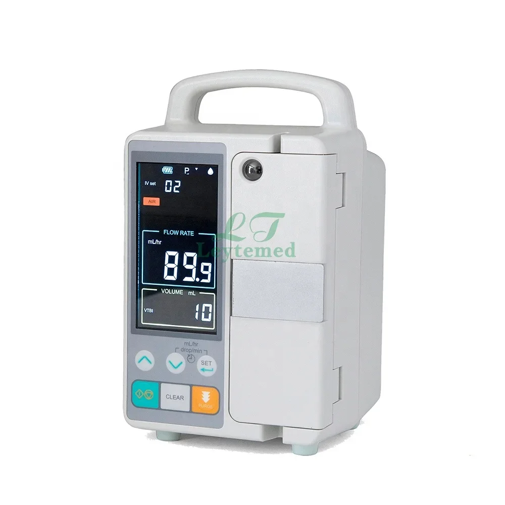 LTSI21 China Manufacture Medical Curvilinear Peristaltic IV Portable Price Of Syringe Infusion Pump