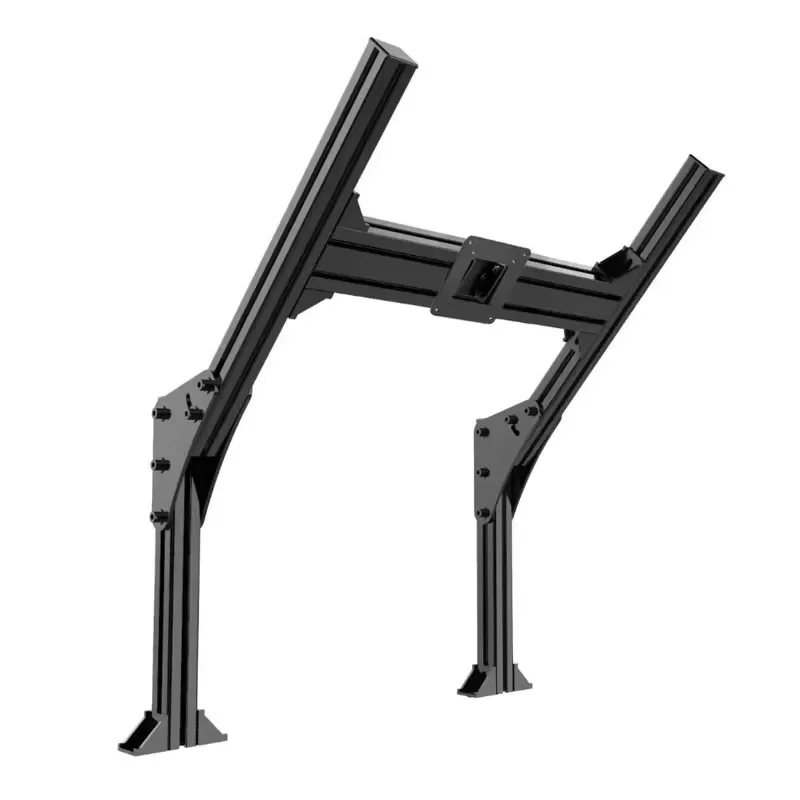 Adjustable Single Screen Monitor Bracket for Sim Racing Cockpit Quick Installation Emulator Stand Fits Thick Thin Frames