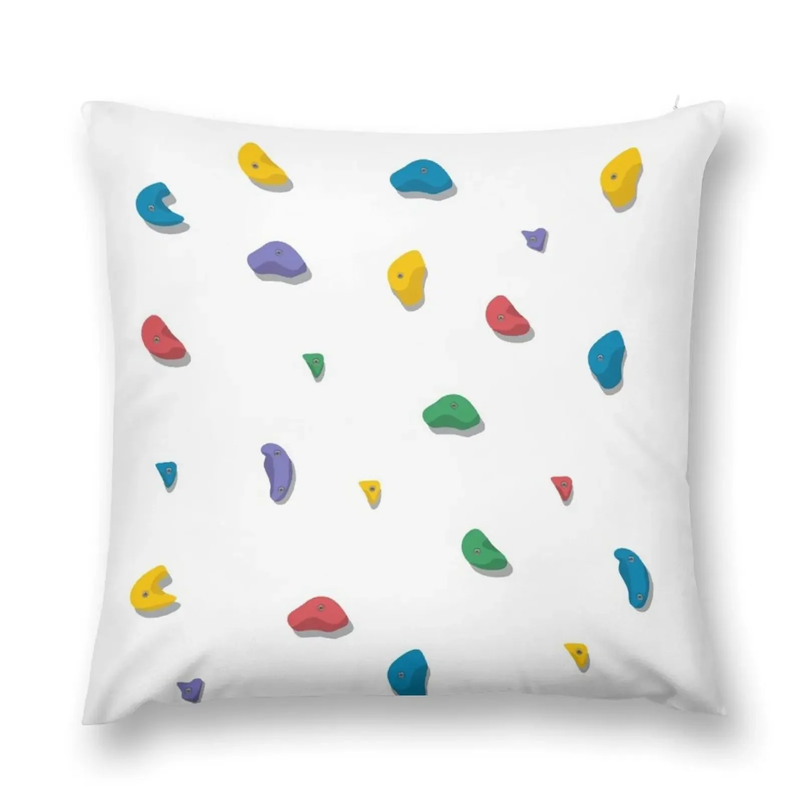 Rock Climbing Boulder Hold Pattern Throw Pillow christmas pillow case Pillow Cover