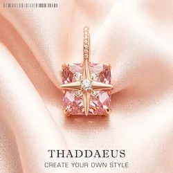 Rose Gold Plated Star with Stone Pendant Brand New Fashion Jewelry Romantic Gift for Women