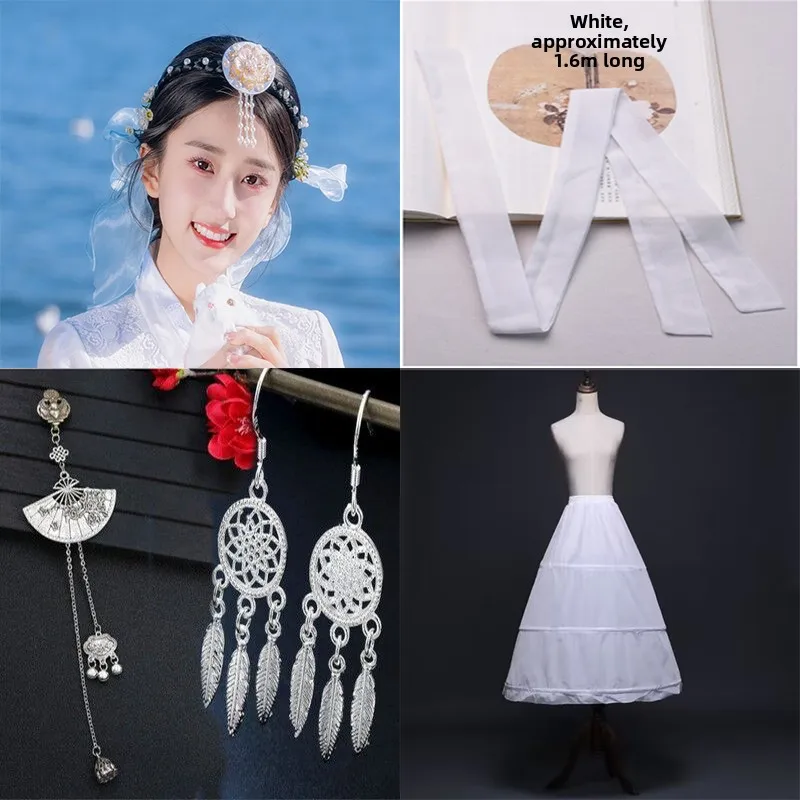 

Улучшенная версия корейских аксессуаров для волос в стиле Qipao: головные уборы, поддержка для юбок, аксессуары для женской этнической одежды