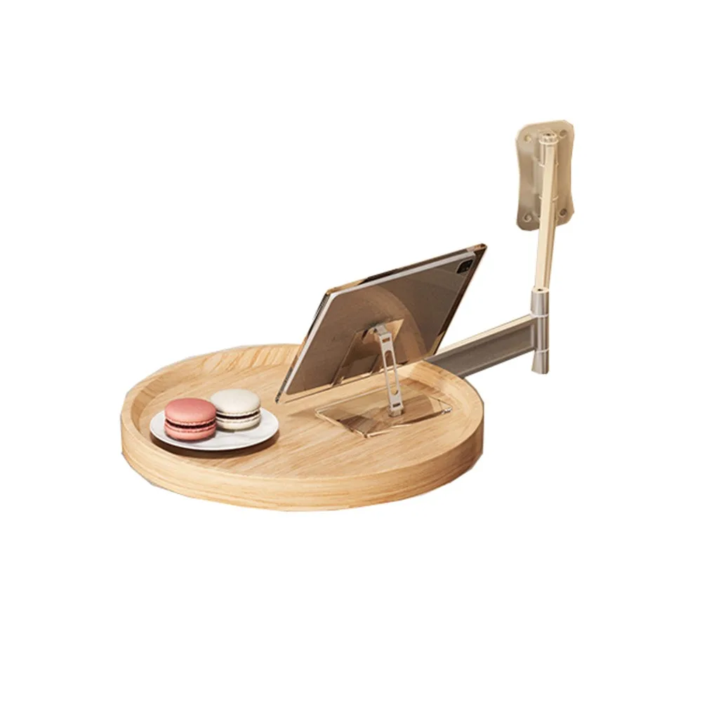 

Wall Mounted Foldable Small Tea Round Tables Space Saving Flexible Creative Floating Shelves Easy To Install Large Load Bearing