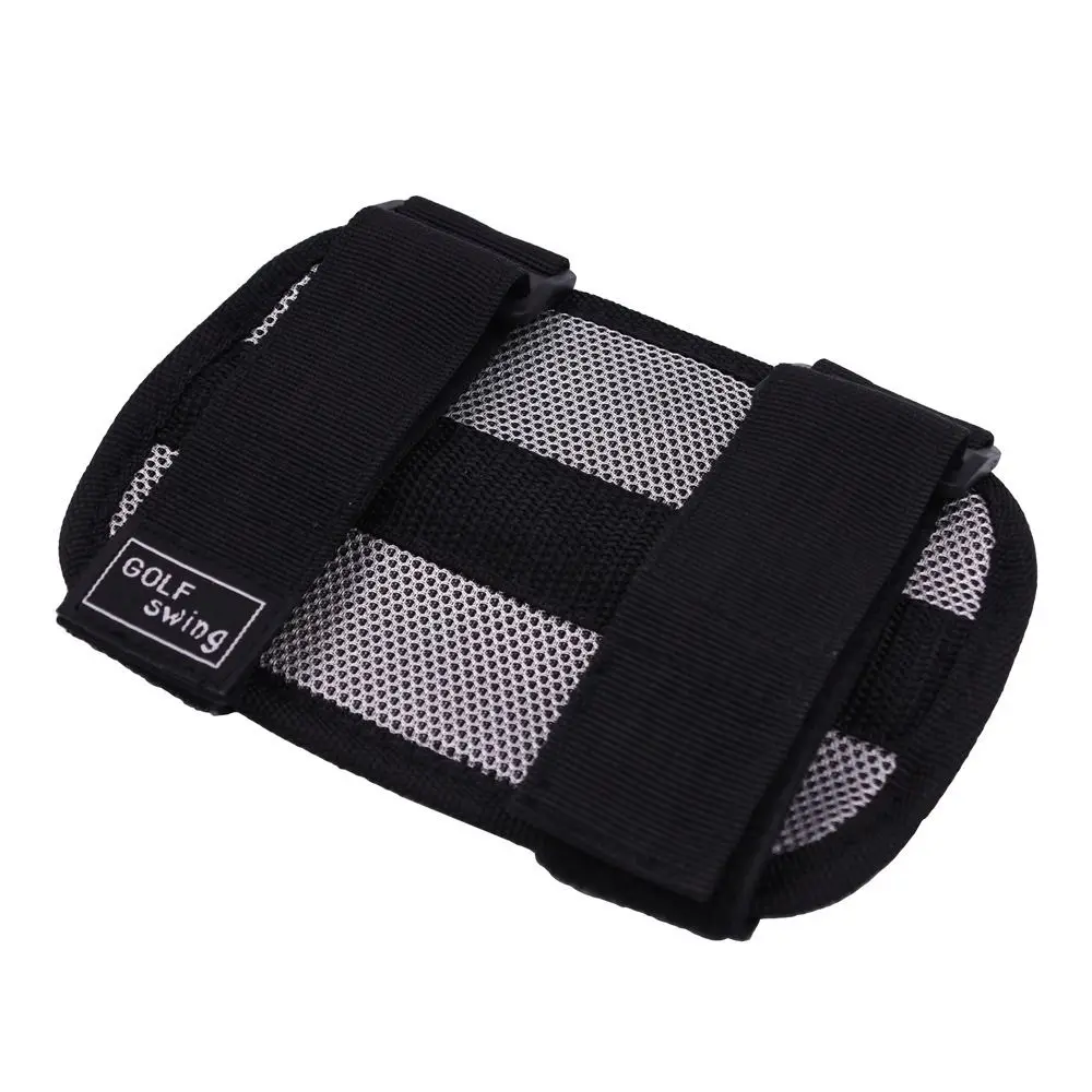 

Portable Fixing Strap Golf Swing Trainer Adjustable Gesture Aid Elbow Brace Corrector Durable Black Golf Swing Corrector