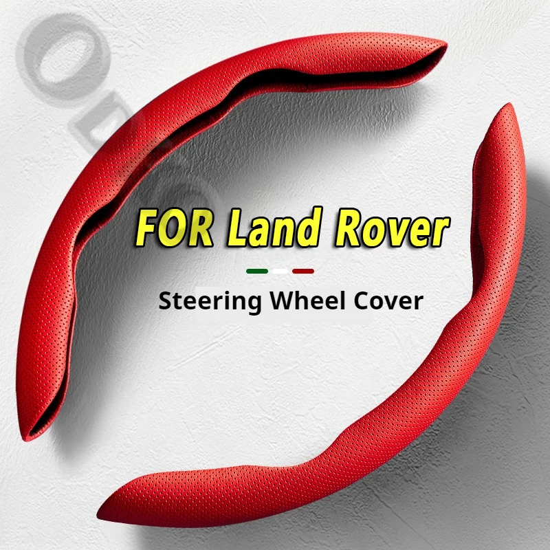 Steering Wheel Cover leather Non-slip Sweat-absorbing Special Steering wheel For Land Rover Defender Discovery Sport Evoque