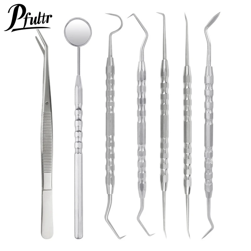 Tartar Scraper Pick Remove Tools Dental Teeth Cleaning Dentistry Stainless Steel Household Odontology