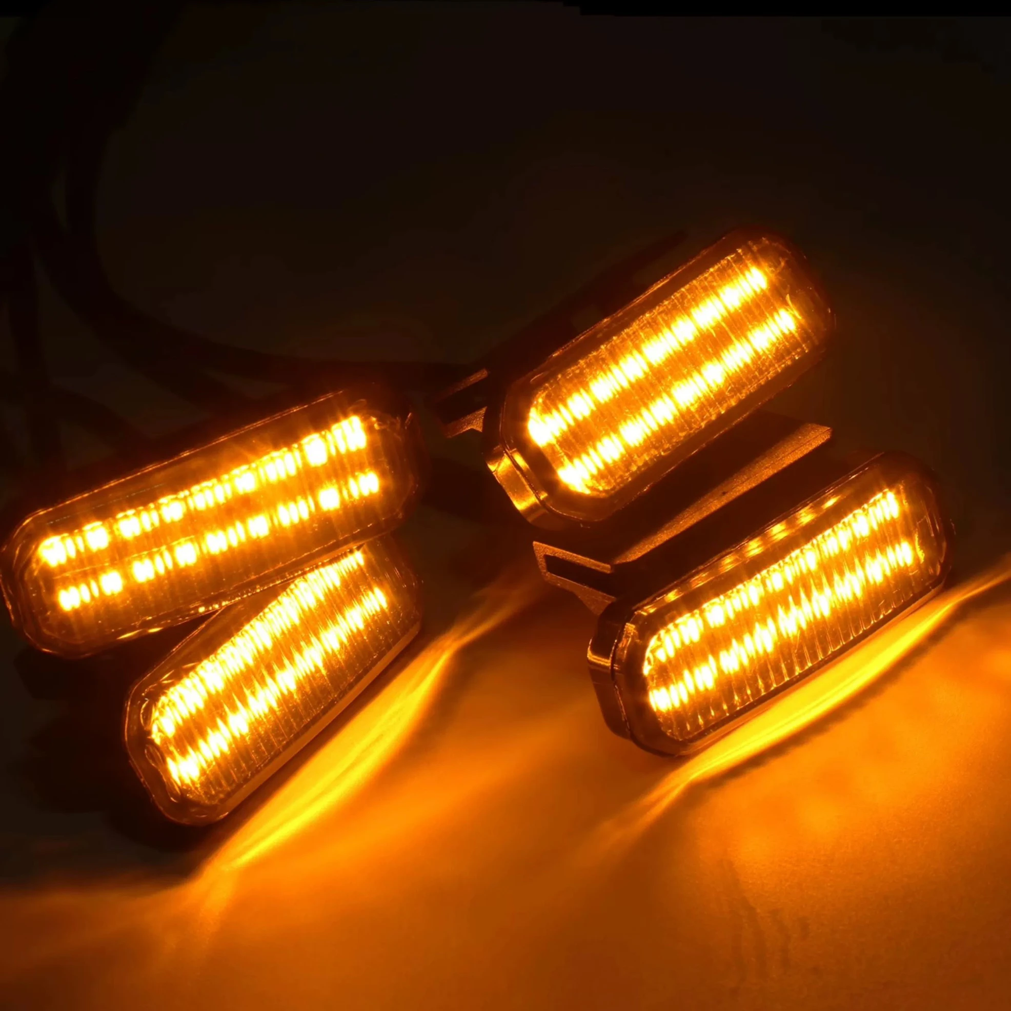 18LED الجبهة مصبغة ضوء لتويوتا تاكوما سيارة النهار تشغيل ضوء عجلة الحاجب مصباح ل لاقط الطرق الوعرة 12 فولت