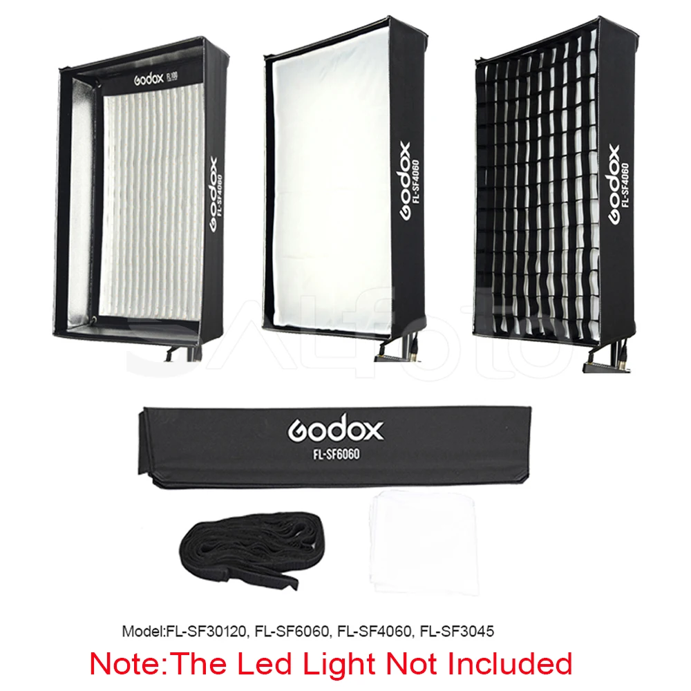 Godox FL-SF3045 / FL-SF4060 / FL-SF30120 / FL-SF6060 Honeycomb Grid Softbox for FL60 FL100 FL150R FL150S Flexible LED Light