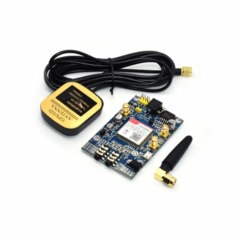 Imagem -06 - Placa de Desenvolvimento do Módulo Sim808 com Antena Gps Gsm Gprs Gps Ipx Sma Arduino Raspberry pi 2g 3g 4g Cartão Sim