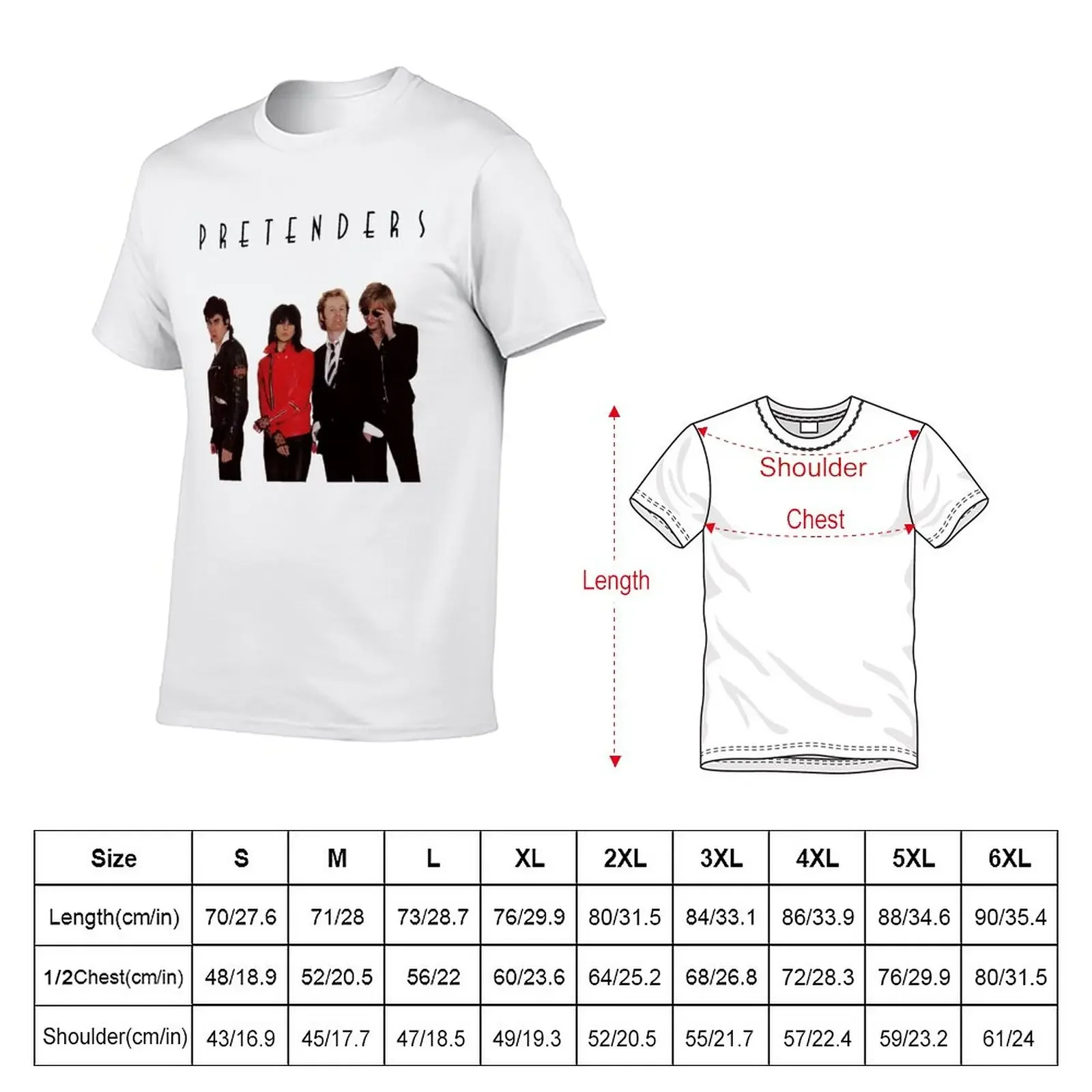 Pretenders T-Shirt blacks for a boy Aesthetic clothing new edition mens graphic t-shirts