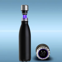 Customized stainless steel flask thermos vacuum UV self-cleaning water bottle temperature display Smart water bottle vacuum