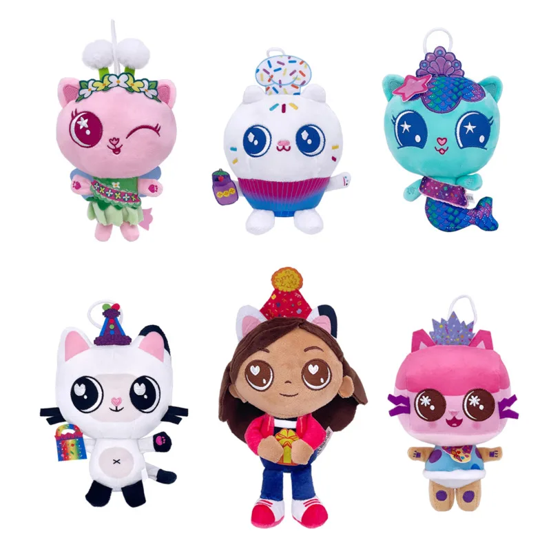 

New Cute Cartoon Gabby's Gift Plush Toy Holding 18-24cm Multiple Styles Pendant Room Decoration Plush Doll Toy For Kid Gift