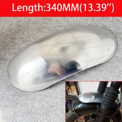 Moto in alluminio universale non verniciato parafango anteriore corto parafango parafango personalizzato per Harley Touring Chopper Bobber
