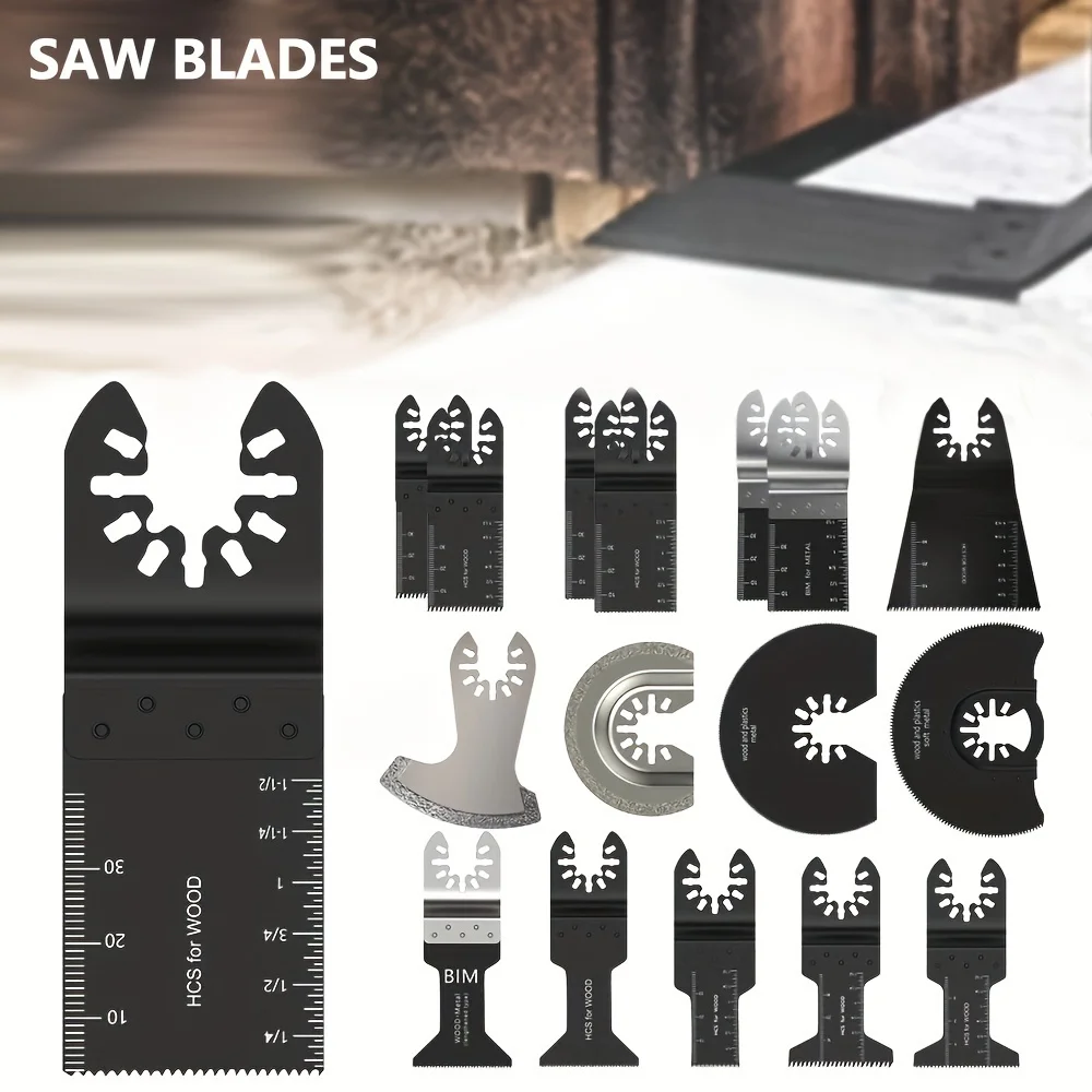 

16 шт. многофункциональные лезвия износостойкие Осциллирующие лезвия быстрорежущие лезвия для пилы Осциллирующие лезвия для резьбы