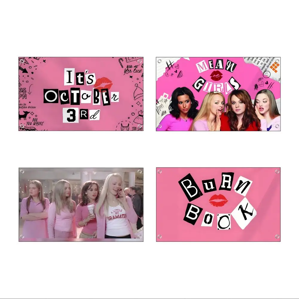 Moive Mean G-girls Flags Flags Custom Camping Outdoor Garden Room Bedroom Decor Party Backdrops Wall Art Family Gifts