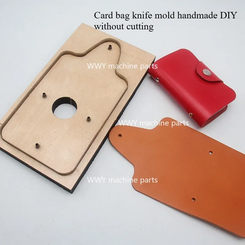 Handmade DIY Card Bag Knife Mold, No Cutting Leather Cutting Mold Small Objects, Leather Tool Set Version