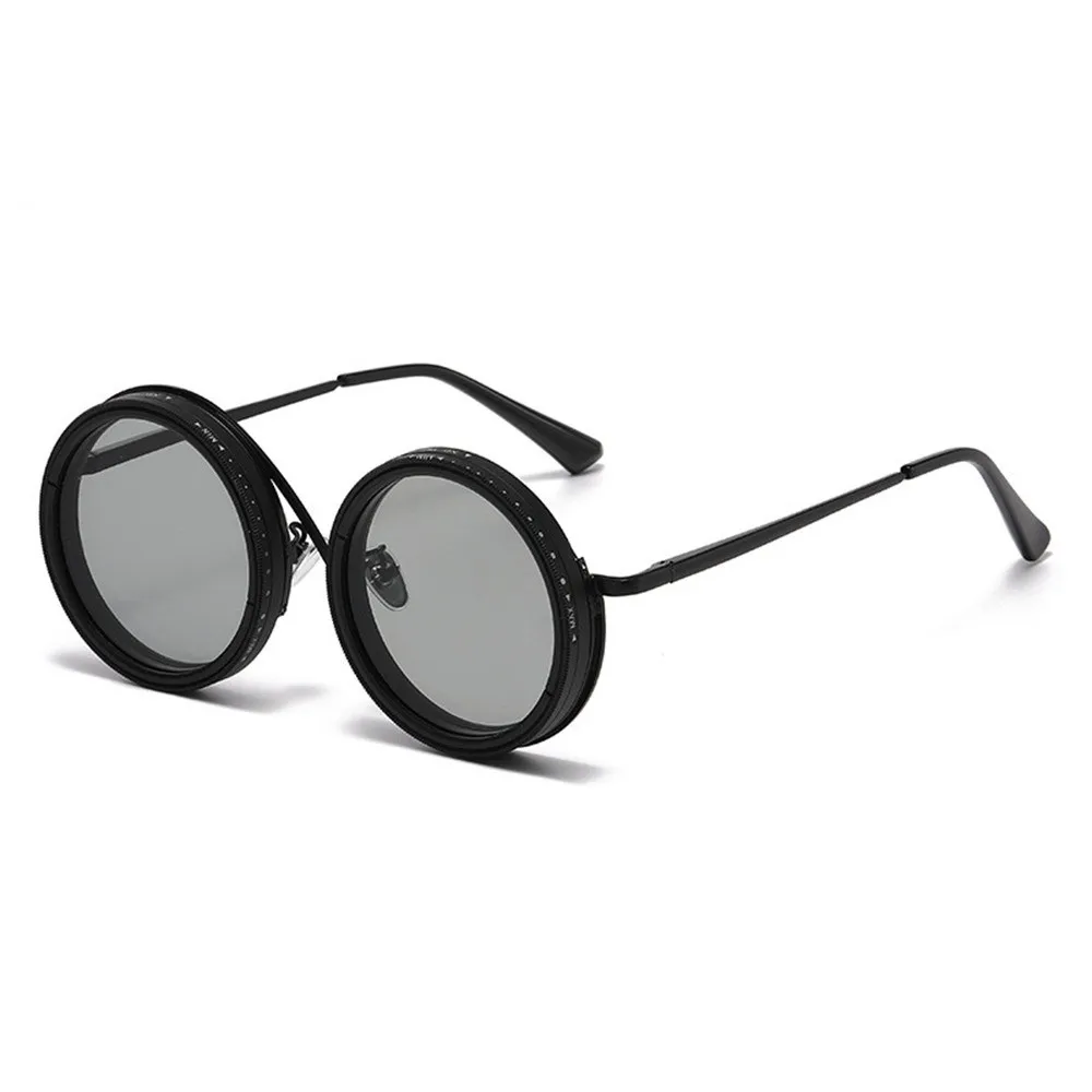 

ND2-400 Adjustable Dimming Glasses ND Filter UV400 Fishing Sunglasses With Glasse Case 9 Level Polarized Sunglasses Outdoor