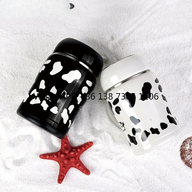 

Прозрачный термос-кружка Clear Water Cow Set, парные кружки для влюбленных, портативная милая кружка для воды