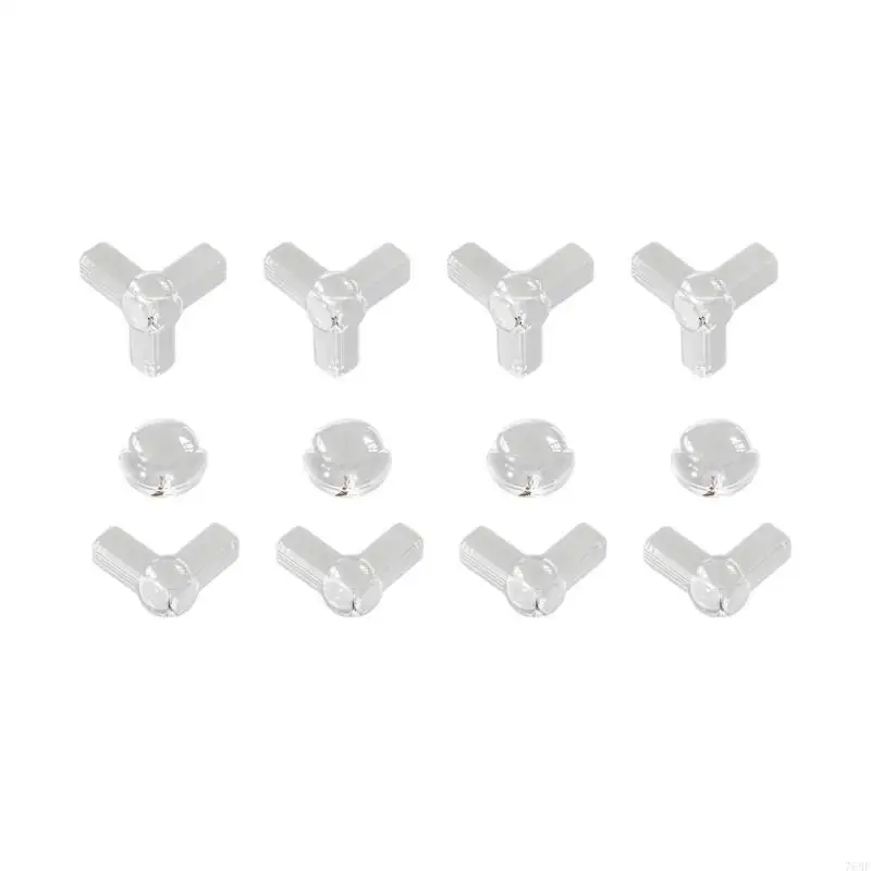 76HF 4Pcs/pack PVC Corner Bumper For Baby Safety Invisible Table Edges Protectors