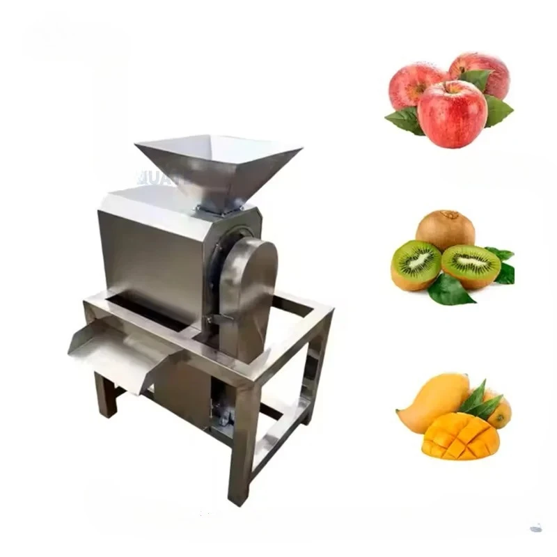 Mango Pulper 304 Stainless Steel Fruit Pulp Juice Maker and Puree Extractor for Manufacturing Plants