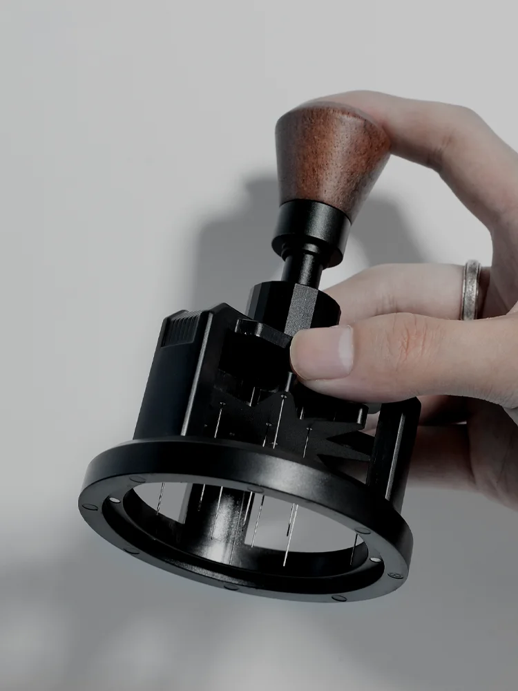 HiBREW Rotary 58 mm Espressorrührer Siebträger Verteiler Werkzeug Nadelverteiler magnetisch für Kaffeemaschine H10A H13 G5