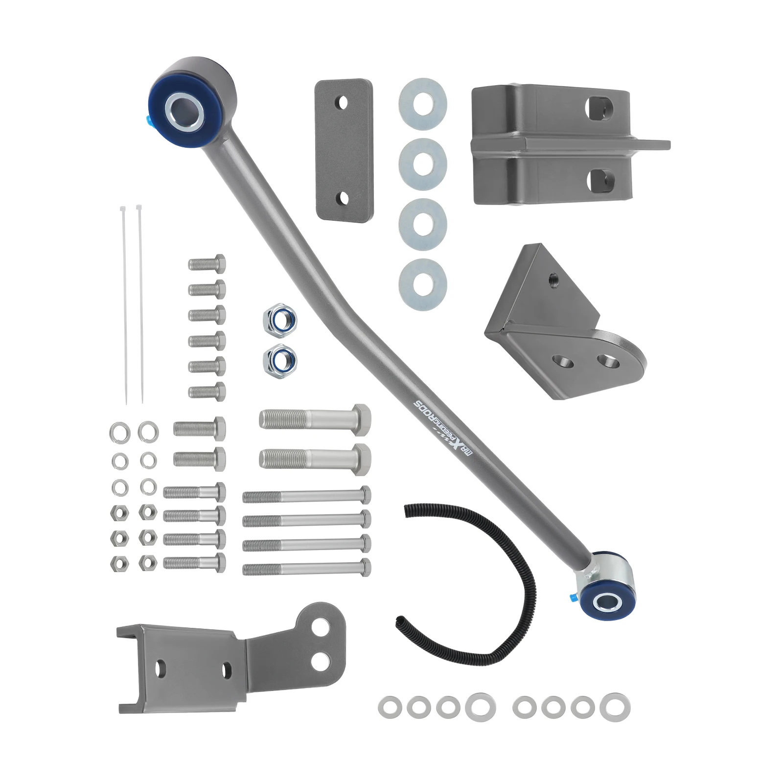 شريط مسار خلفي قابل للتعديل من الفولاذ مع دعامة لـ F53 V10 16-19.5K GVWR SS400 NOT GVCWR #1