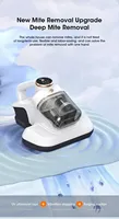 Handheld Mite Removal Instrument 10KPa Cordless Anti Mite Vacuum Cleaner Effectively Clean UV for Pillows Sheets Mattresses Sofa