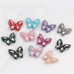 ST24 Colorful Butterfly Soft Ceramic Straight Hole Beads Manufacturer Wholesale DIY Phone Keychain Necklace Accessories