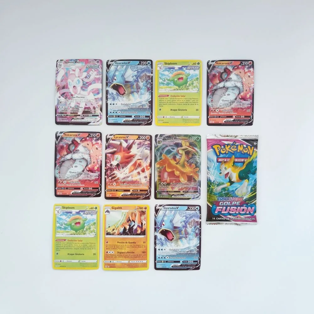 Juego de cartas coleccionables de Pokémon, 1 bolsa de 10 piezas, escalofriante reinado, estrellas brillantes, refuerzo de batalla, sellado, regalo