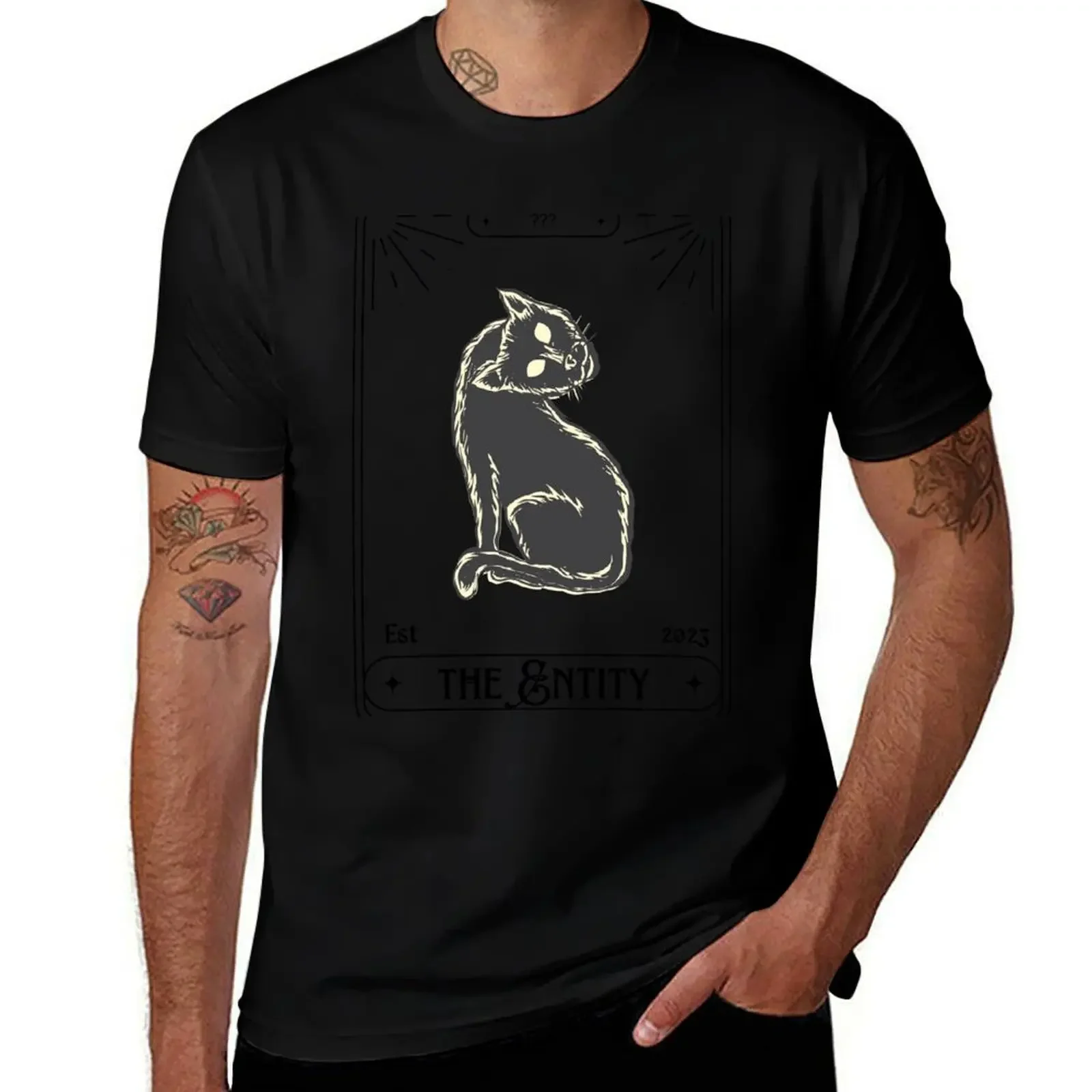 The Entity Card T-Shirt customs design your own for a boy graphics vintage clothes oversized t shirt men