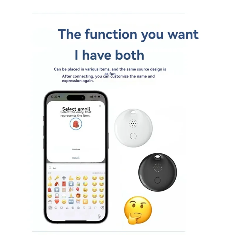 Mini Tracking Locator Für Airtag Findmy Global Search Anti Verlust Locator Mini Rund Tracker Für Kinder Hund Pet-Y41A